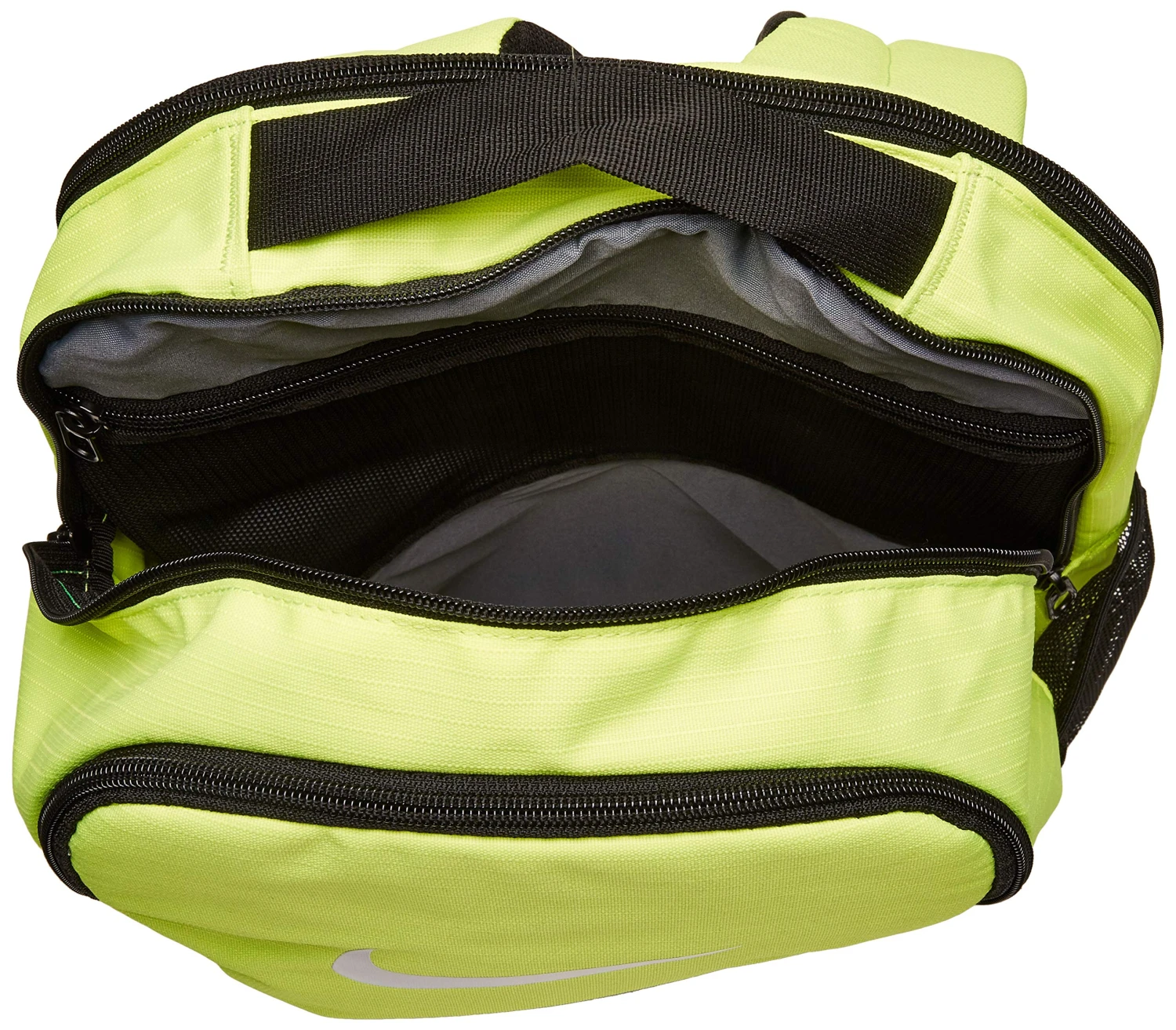 Nike Brasilia Medium Training Backpack, Nike Backpack For Women And Men With Secure Storage & Water Resistant Coating, Volt/Black/White 3 Nike Brasilia Medium Training Backpack, Nike Backpack For Women And Men With Secure Storage & Water Resistant Coating, Volt/Black/White - Image 3