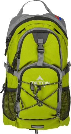 TETON Sports Oasis 1100 Hydration Pack | Free 2-Liter Hydration Bladder | Backpack Design Great For Hiking, Running, Cycling, And Climbing | Bright Green