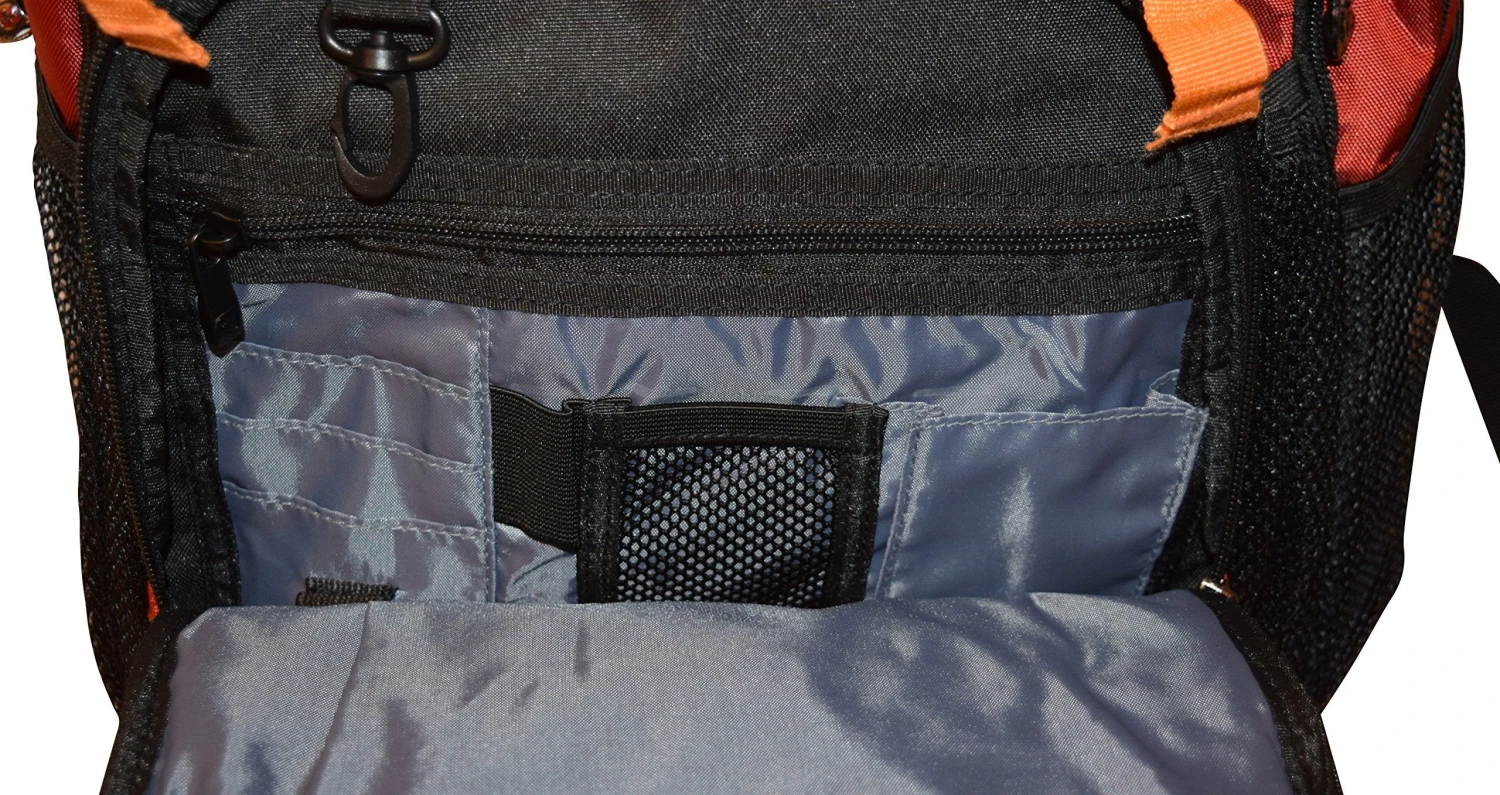 Swiss Gear Sherpa 16" Laptop Backpack Travel School Bag - Red 2 Swiss Gear Sherpa 16" Laptop Backpack Travel School Bag - Red - Image 2