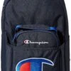 Champion Kids' Big Supercize Backpack & Lunch Kit Combo, Navy, Youth Size
