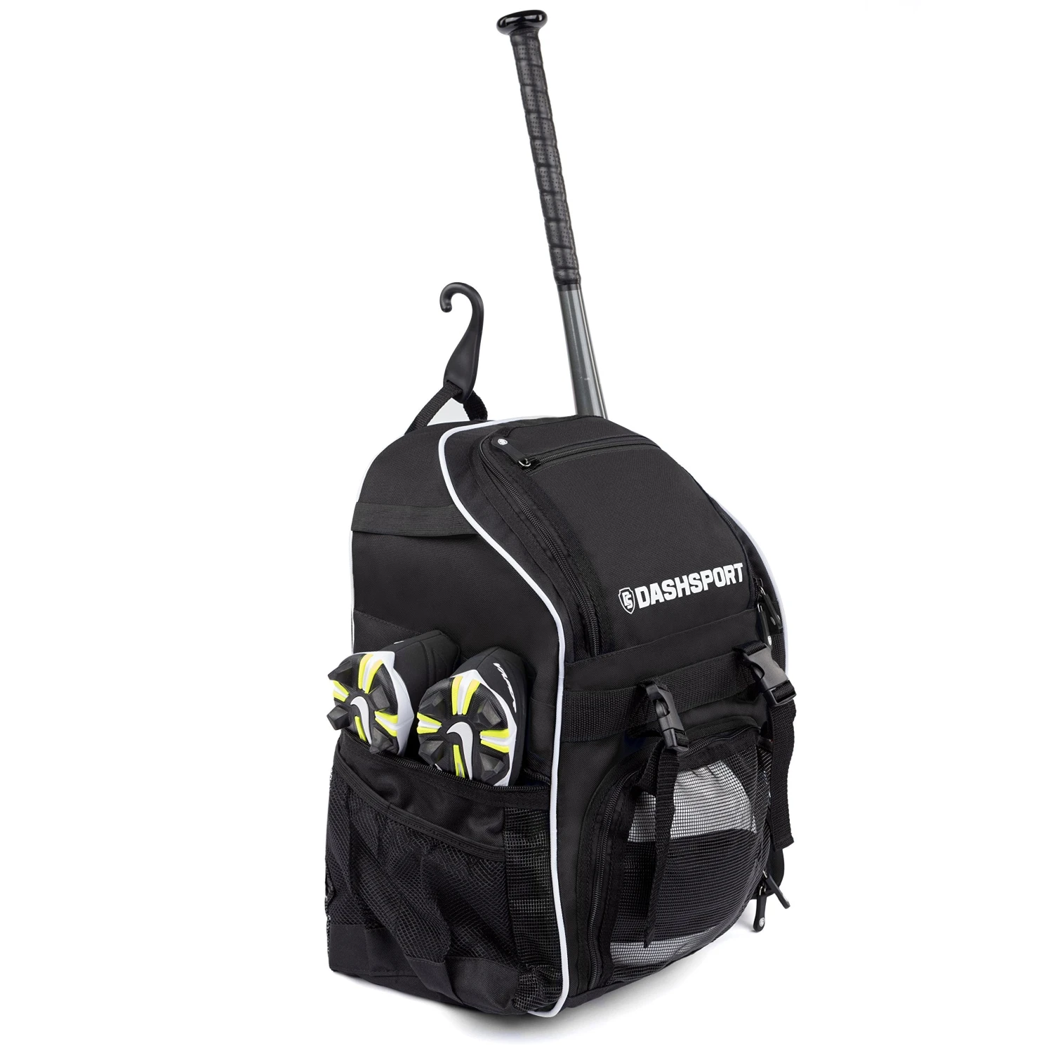 Baseball Bag Softball Backpack - DashSport Bat Bag | T-Ball Equipment And Softball Bag | Bat Pack (Black) 5 Baseball Bag Softball Backpack - DashSport Bat Bag | T-Ball Equipment And Softball Bag | Bat Pack (Black) - Image 5