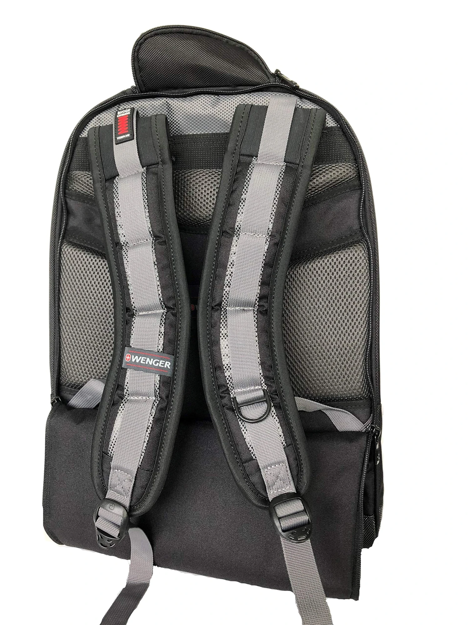 Wenger Luggage Synergy Wheeled 16" Laptop Backpack Bag, Black/Grey, One Size 2 Wenger Luggage Synergy Wheeled 16" Laptop Backpack Bag, Black/Grey, One Size - Image 2