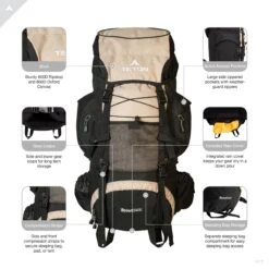 TETON Sports Scout 3400 Internal Frame Backpack; High-Performance Backpack For Backpacking, Hiking, Camping; Tan 11 TETON Sports Scout 3400 Internal Frame Backpack; High-Performance Backpack For Backpacking, Hiking, Camping; Tan -Backpack Shop 91TdPxxZmxL