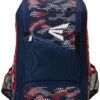 EASTON GAME READY Bat & Equipment Backpack Bag | Baseball Softball | 2020 | Stars & Stripes | 2 Bat Pockets | Vented Main Compartment | Vented Shoe Pocket | Zippered Valuables Pocket | Fence Hook