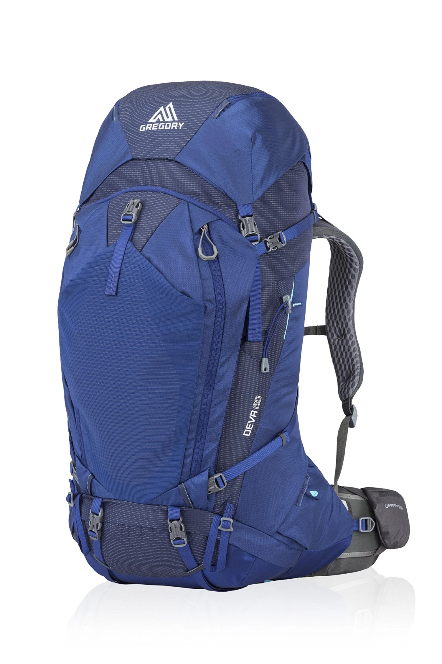 Gregory Mountain Products Women's Deva 60 Liter Backpack, Nocturne Blue, Extra Small 1 Gregory Mountain Products Women's Deva 60 Liter Backpack, Nocturne Blue, Extra Small