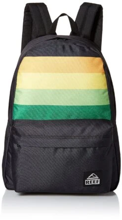 Reef Men's Moving On Backpack, Black/stripes