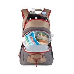 Coleman Soft Cooler Backpack | 28 Can Cooler, Khaki -Backpack Shop 91fmVZaQv0L