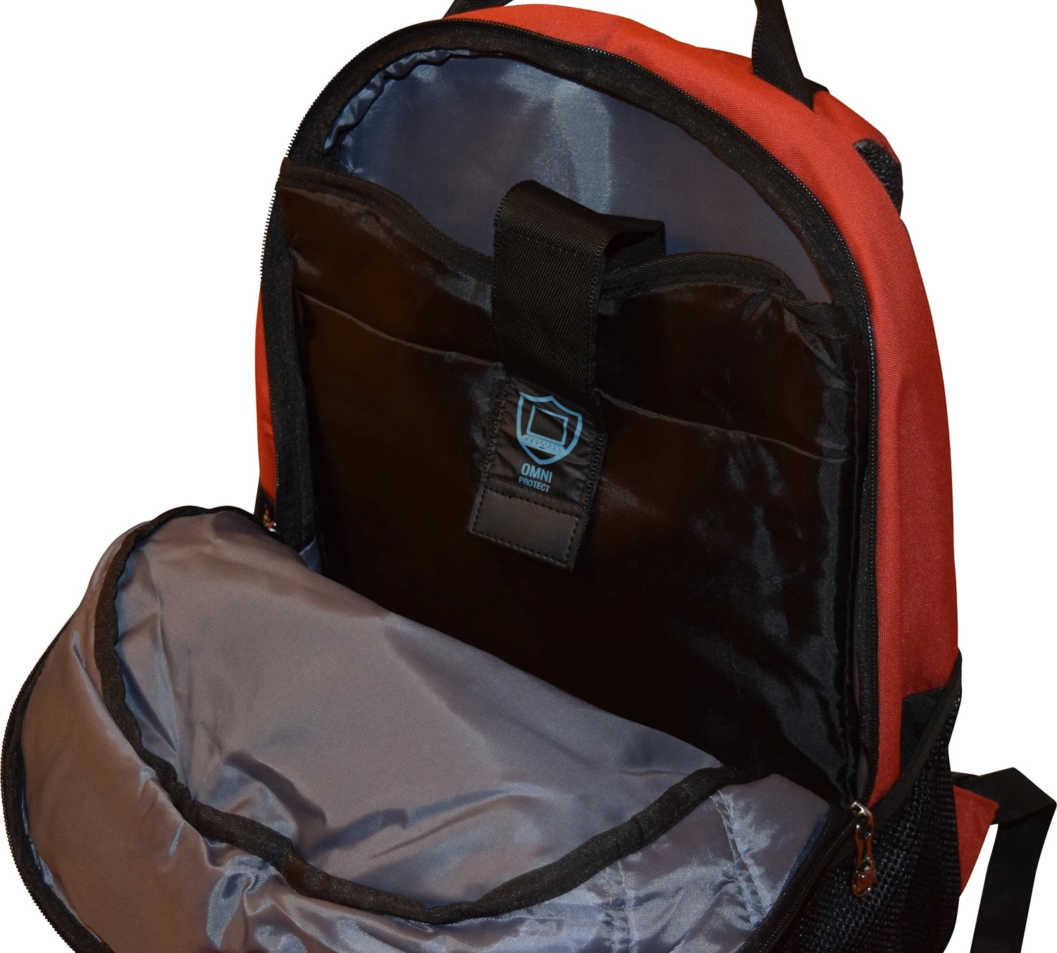 Swiss Gear Sherpa 16" Laptop Backpack Travel School Bag - Red 3 Swiss Gear Sherpa 16" Laptop Backpack Travel School Bag - Red - Image 3