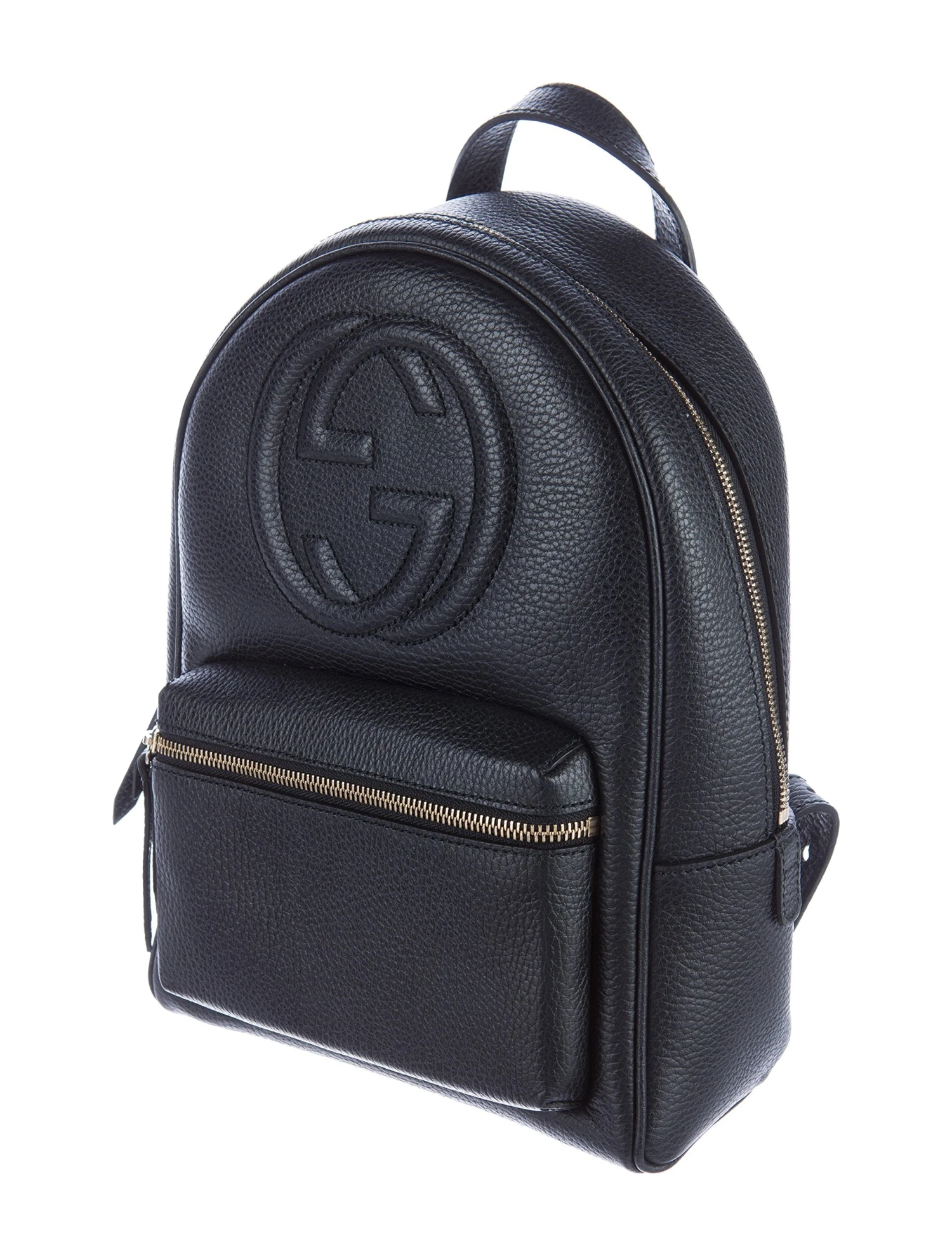 Gucci Soho Black Backpack Calf Leather Backpack Ladies Bag Italy New 3 Gucci Soho Black Backpack Calf Leather Backpack Ladies Bag Italy New - Image 3