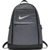 Nike Brasilia Training Backpack, Extra Large Backpack Built For Secure Storage With A Durable Design, Flint Grey/Black/White