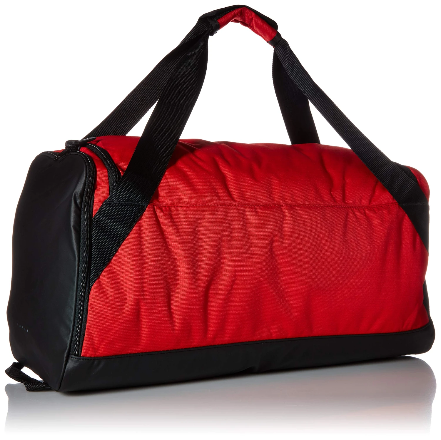 Nike Brasilia Training Duffel Bag, Versatile Bag With Padded Strap And Mesh Exterior Pocket, Medium, University Red/Black/White 2 Nike Brasilia Training Duffel Bag, Versatile Bag With Padded Strap And Mesh Exterior Pocket, Medium, University Red/Black/White - Image 2