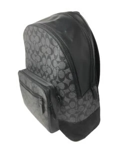 COACH F36137 WEST BACKPACK IN SIGNATURE CANVAS BLACK -Backpack Shop 91itV1Ls30L