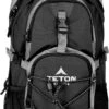 TETON Sports Oasis 1100 Hydration Pack | Free 2-Liter Hydration Bladder | Backpack Design Great For Hiking, Running, Cycling, And Climbing | Black