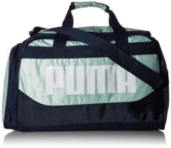 PUMA Women's Evercat Dispatch Duffel, Navy/light Blue, OS