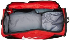 Nike Brasilia Training Duffel Bag, Versatile Bag With Padded Strap And Mesh Exterior Pocket, Medium, University Red/Black/White 6 Nike Brasilia Training Duffel Bag, Versatile Bag With Padded Strap And Mesh Exterior Pocket, Medium, University Red/Black/White -Backpack Shop 91q 2Btmctc L