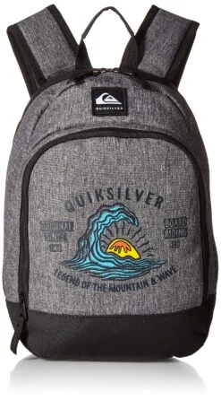 Quiksilver Boys' Little CHOMPINE Backpack, Light Grey Heather, 1SZ