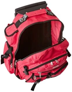 Everest Deluxe Wheeled Backpack, Hot Pink, One Size -Backpack Shop 91sKIO0Vj0L