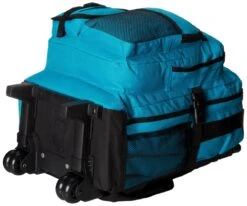 Everest Deluxe Wheeled Backpack, Turquoise, One Size -Backpack Shop A11D pp6 YL
