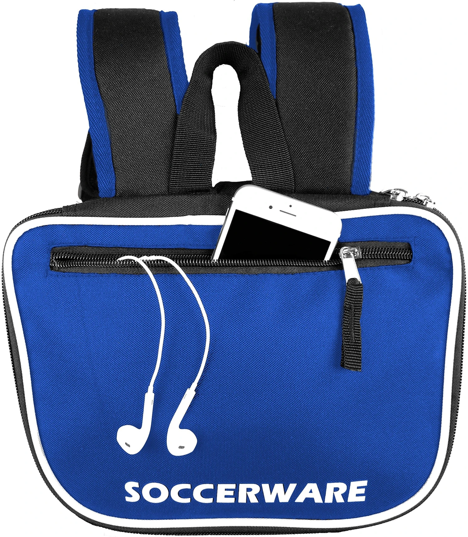 Soccer Backpack With Ball Holder Compartment - For Boys & Girls | Bag Fits All Soccer Equipment & Gym Gear (Black) (Blue) 7 Soccer Backpack With Ball Holder Compartment - For Boys & Girls | Bag Fits All Soccer Equipment & Gym Gear (Black) (Blue) - Image 7