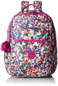 Kipling Seoul L Solid Laptop Backpack, Kaleidoscope Block