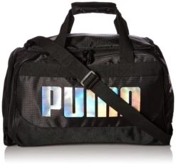 PUMA Women's Evercat Dispatch Duffel, Black/Multi, OS